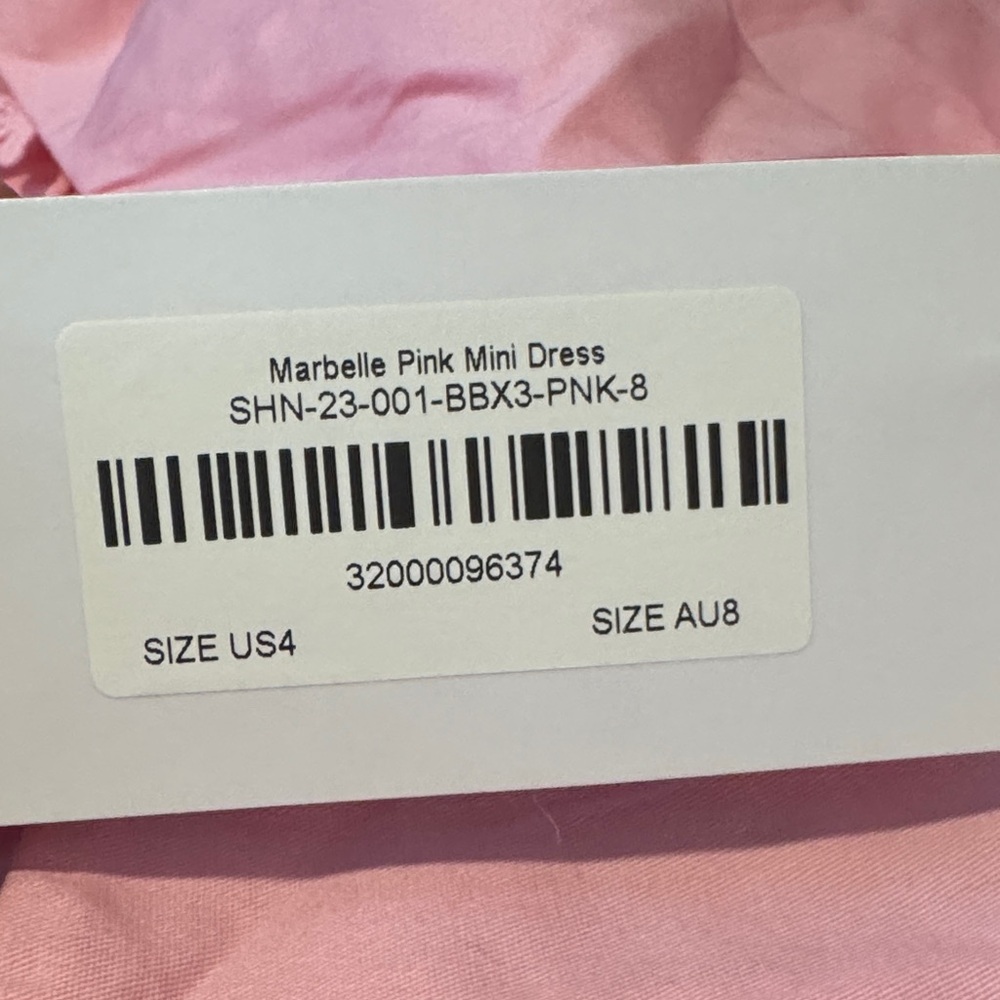Marbelle pink Mini Dress size 4 - Picture 5 of 5